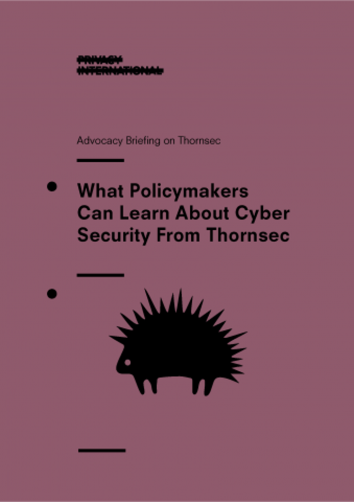 What policymakers can learn about cyber security from Thornsec