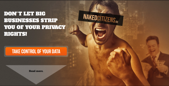 Naked citizens campaign text