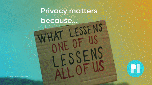 Scrolling through different reasons why privacy matters