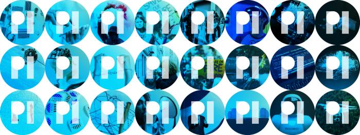 PI blue logos