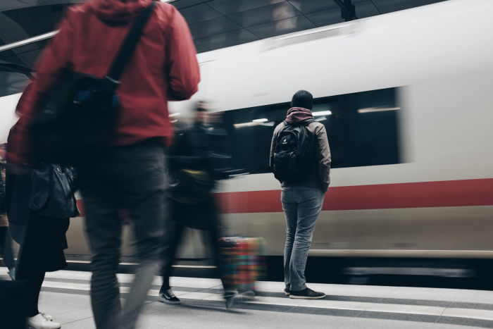 train station people