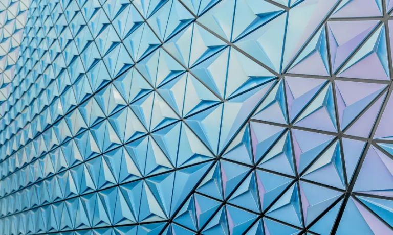 Modern glass building