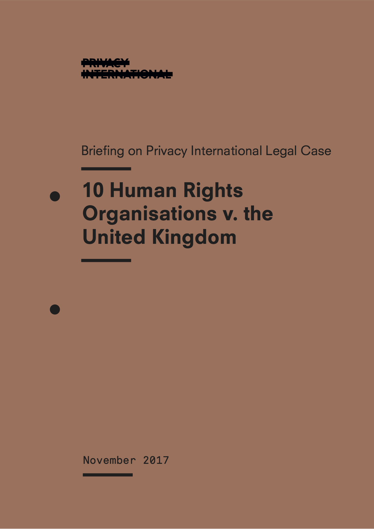Press Release: Landmark UK Surveillance Case To Be Heard In Strasbourg Tomorrow