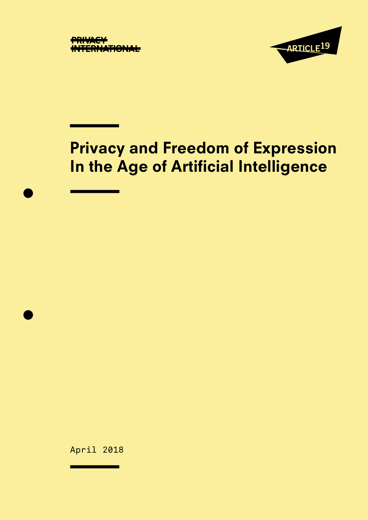 AI tools threaten right to privacy and freedom of expression – report