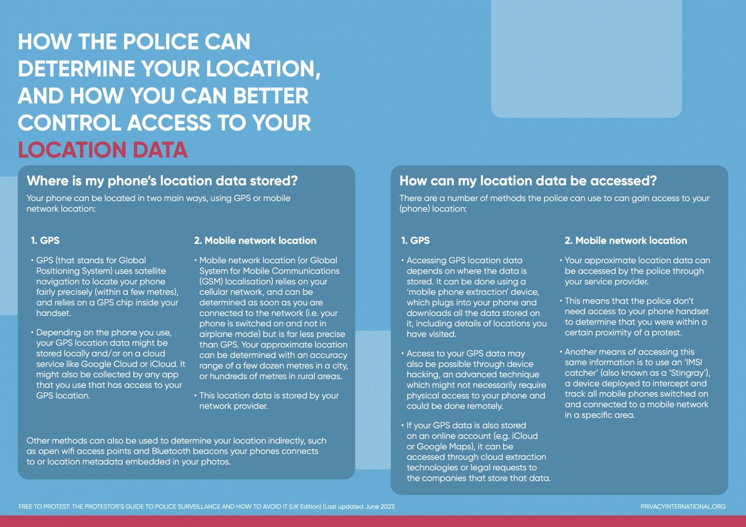 How the police can determine your location at a protest Privacy