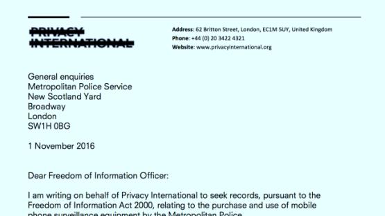 FOI request to Met Police