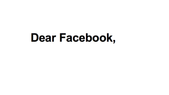 Dear FB