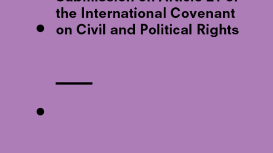 Privacy International's submission to the UN Human Rights Committee on Article 21 of the ICCPR