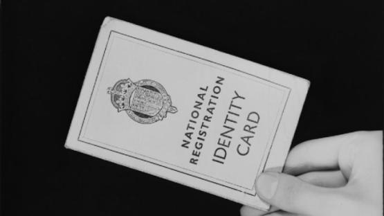 Vintage identity card