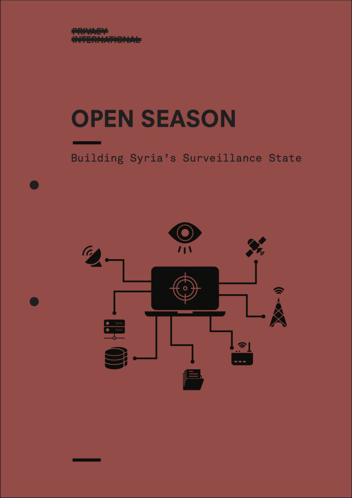 Syria Open Season report cover