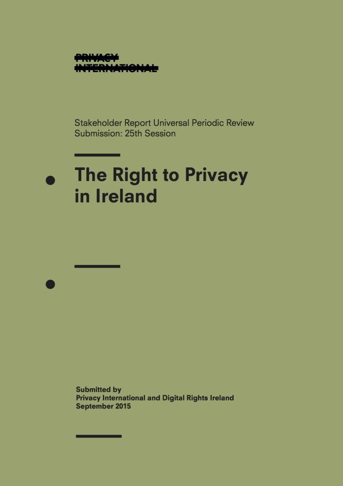 The Right to Privacy in Ireland