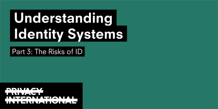 The Risks of ID