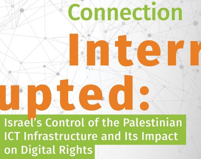 connect interrupted report cover Palestine ICT
