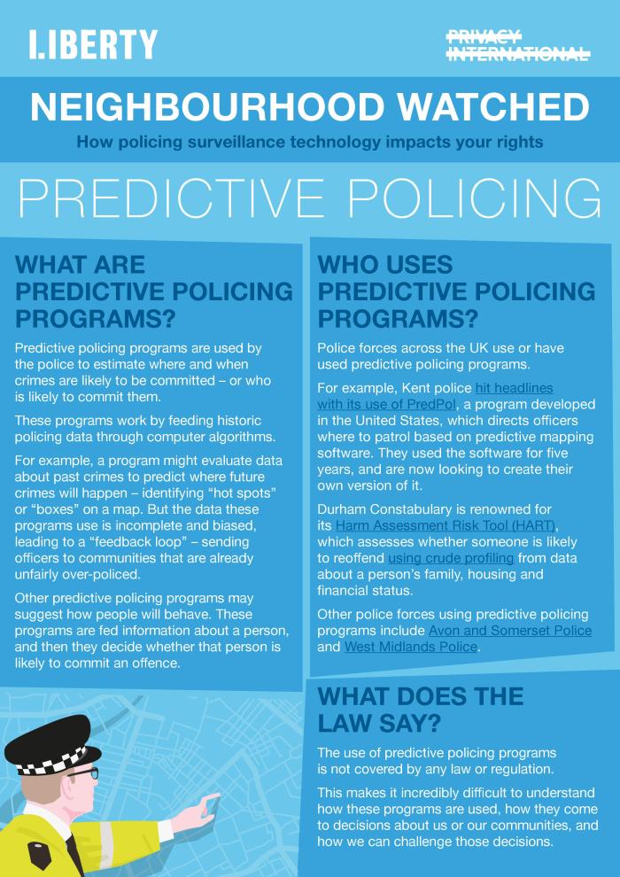 predictive policing explainer