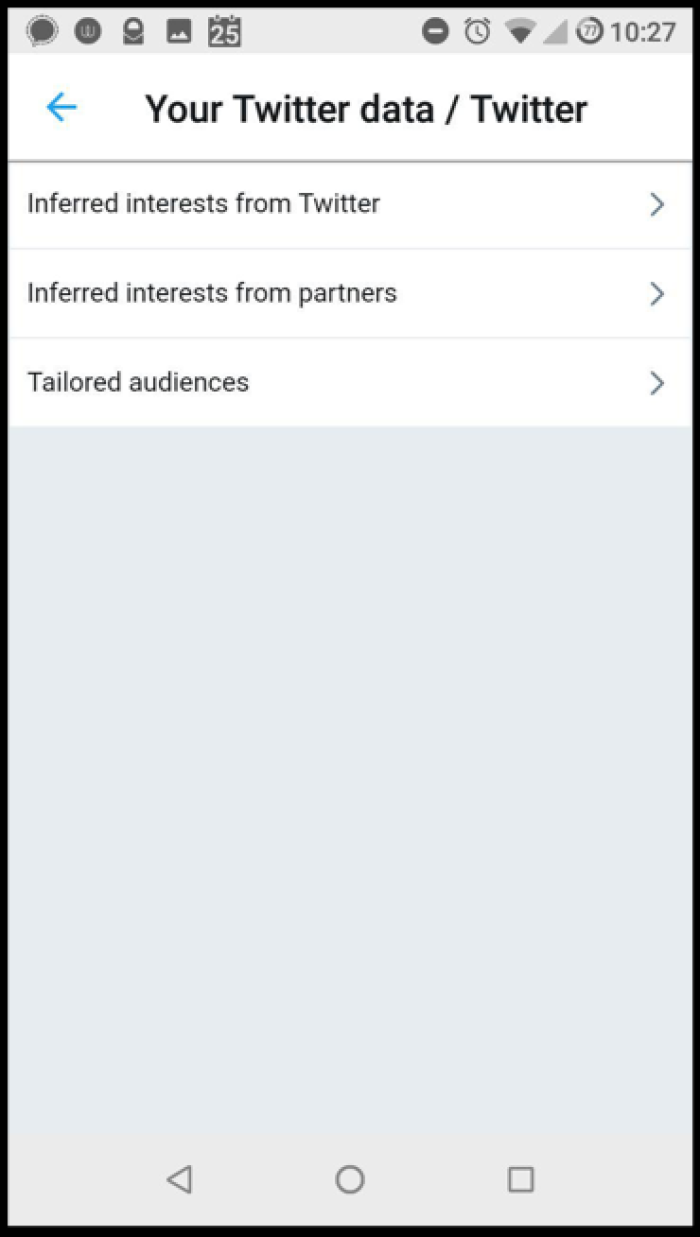 Click on the different options and see/delete everything you can