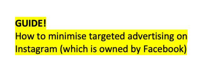 Instagram (is owned by Facebook)