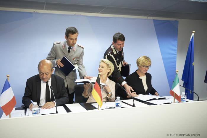 Signing of a letter of intent for the development of a European SIDM drone