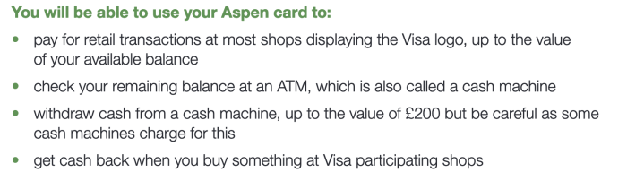 You will be able to use your Aspen card to_Home Office document