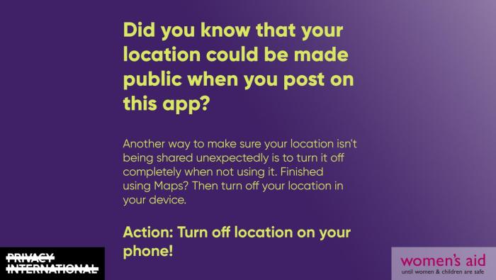 Did you know that your location could be made public when you post on apps?