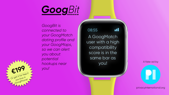 GoogBit notifying there is a GoogMatch nearby