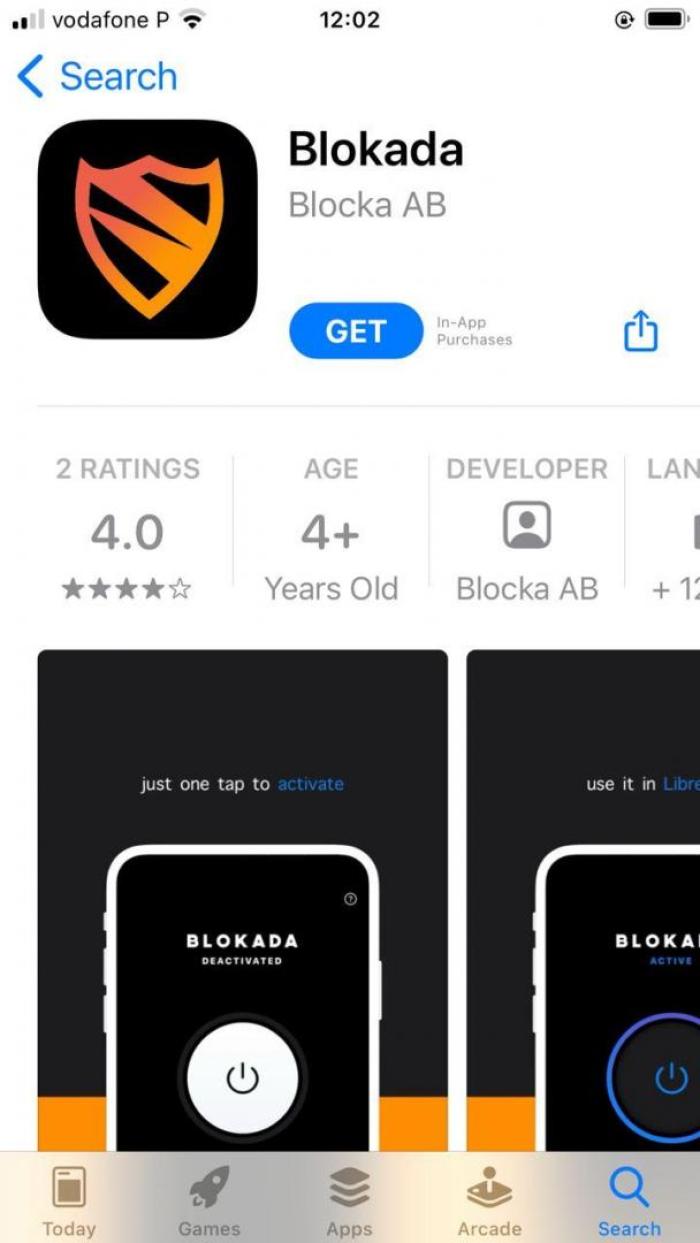 Blokada - the popular mobile adblocker and VPN for Android and iOS