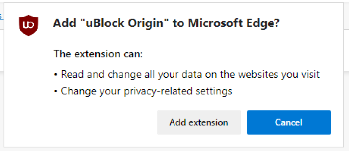 ublock origin edge