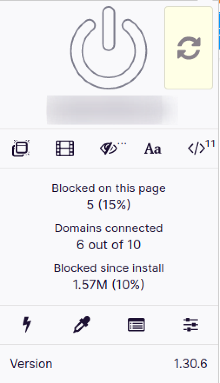 uBlock Origin whitelist a domain