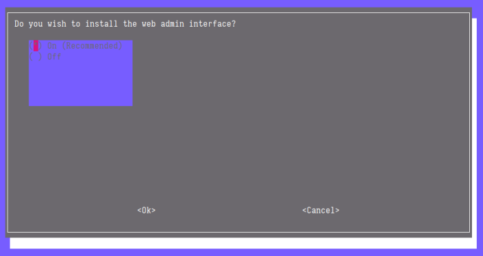Fig. 5: Install web interface