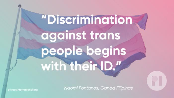Discrimination against trans people begin with their ID