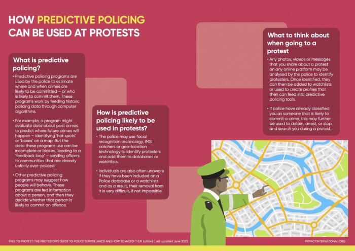 How Predictive Policing Can Be Used At Protests | Privacy International