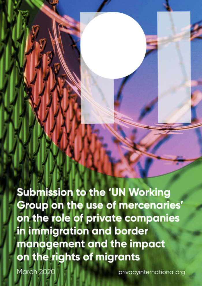 Cover of PI submission with a fence in the background