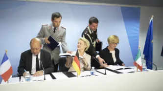 Signing of a letter of intent for the development of a European SIDM drone