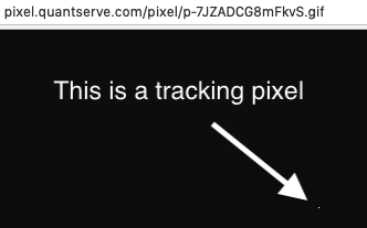 quantcast tracking pixel