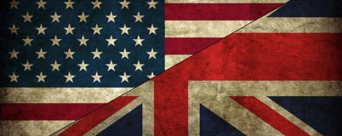 UK-USA flags