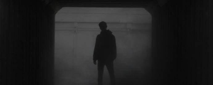 a man in the shadows