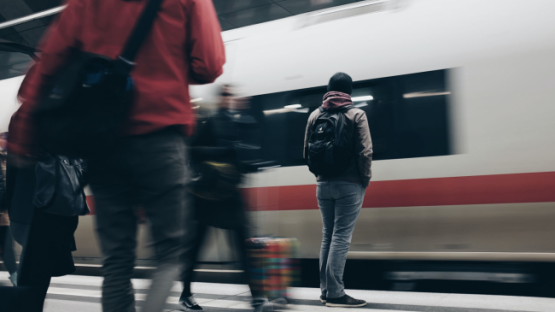 train station people