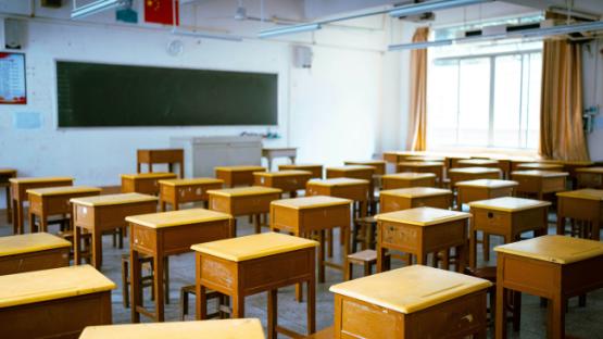 an empty classroom