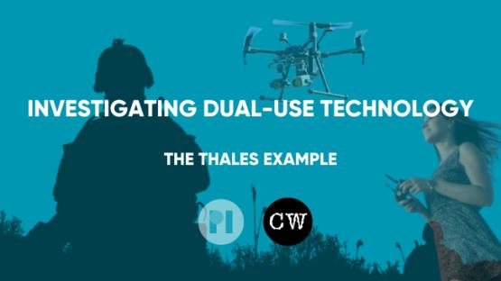 Cover image for "Investigating Dual-use technology" - The Thales Example.
