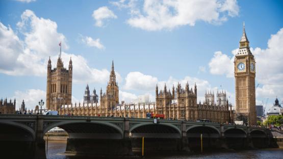 Photo of the Palance of Westminster and Westminster Bridge.