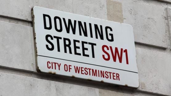 Downing Street sign