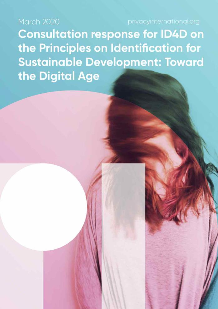 Consultation cover of our ID4D report