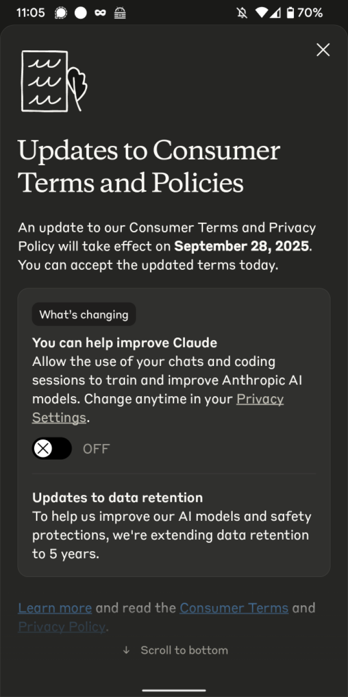 Disable improve model on mobile