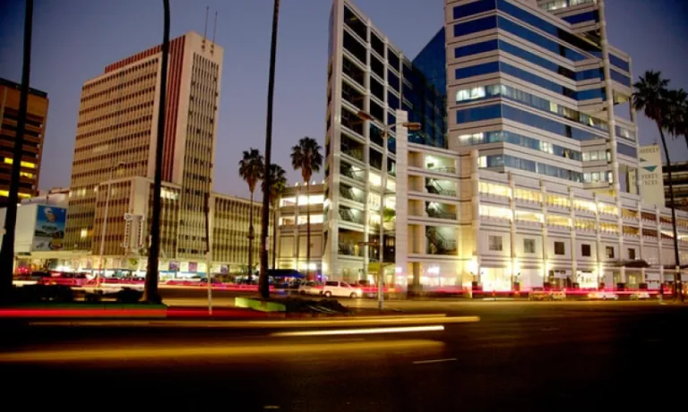 Harare, Zimbabwe, at night