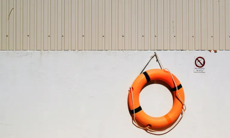 photo of life-saving buoy