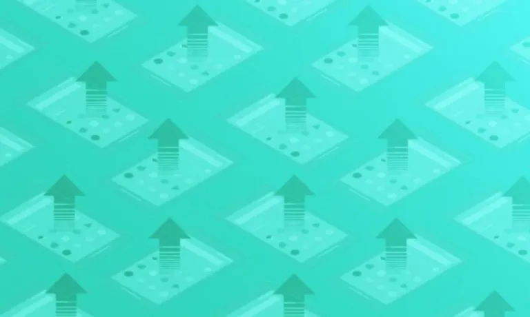 a repeating image of a phone with an arrow going out to symbolise data extraction