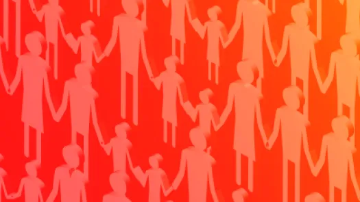 animation people holding hands
