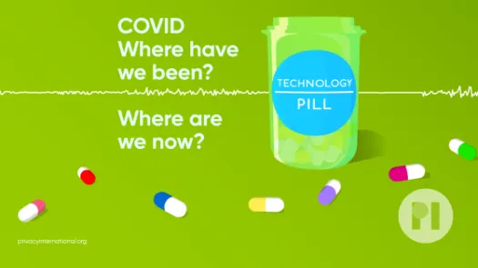 Technology Pill logo - text reads Covid Where have we been? Where are we now?