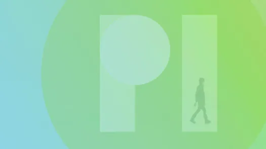 report cover - PI logo and a person walking