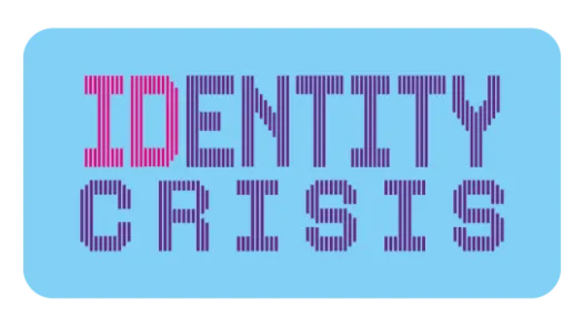 'identity crisis' logo