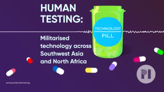 Green pill bottle with label reading Technology Pill surrounded by muli-colour pills with a sound waveform running behind it, podcast title sits next to the bottle reads